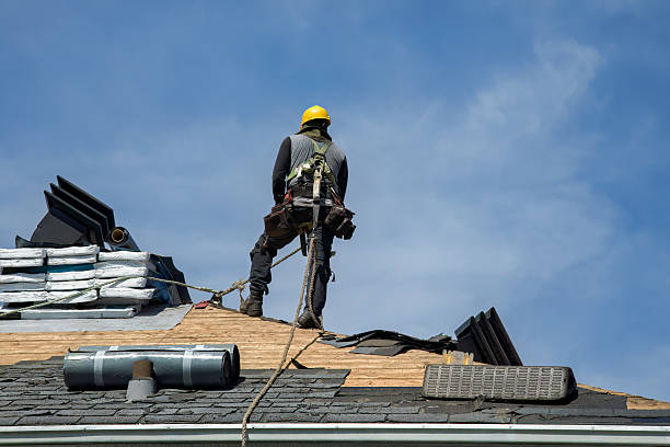 Professional Roof Replacement technician working in West Point, CA